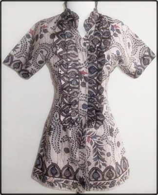 Koleksi Model baju atasan batik wanita modern